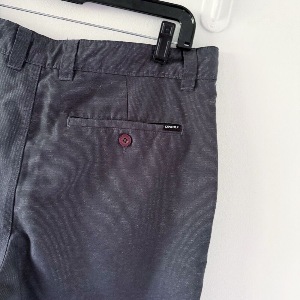 O'Neill Hybrid Walkshorts Mens Size 33 Slate Gray Quick Dry Stretch Shorts 9" - Picture 5 of 15